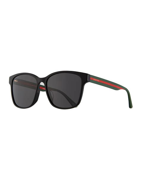 square Gucci glasses men